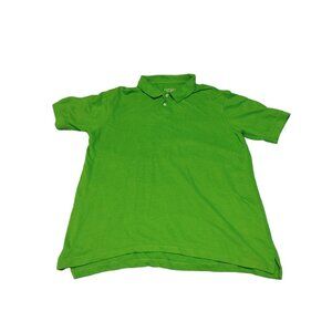 Carolina Bay Performance Polo Shirt Men's L Green Cool & Dry Golf Short Sleeve